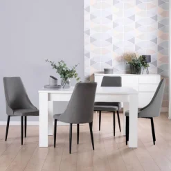 Klast Home Packs 4 Sillas Tapizadas|Sillas De Comedor Y Cocina>Agnes Gris