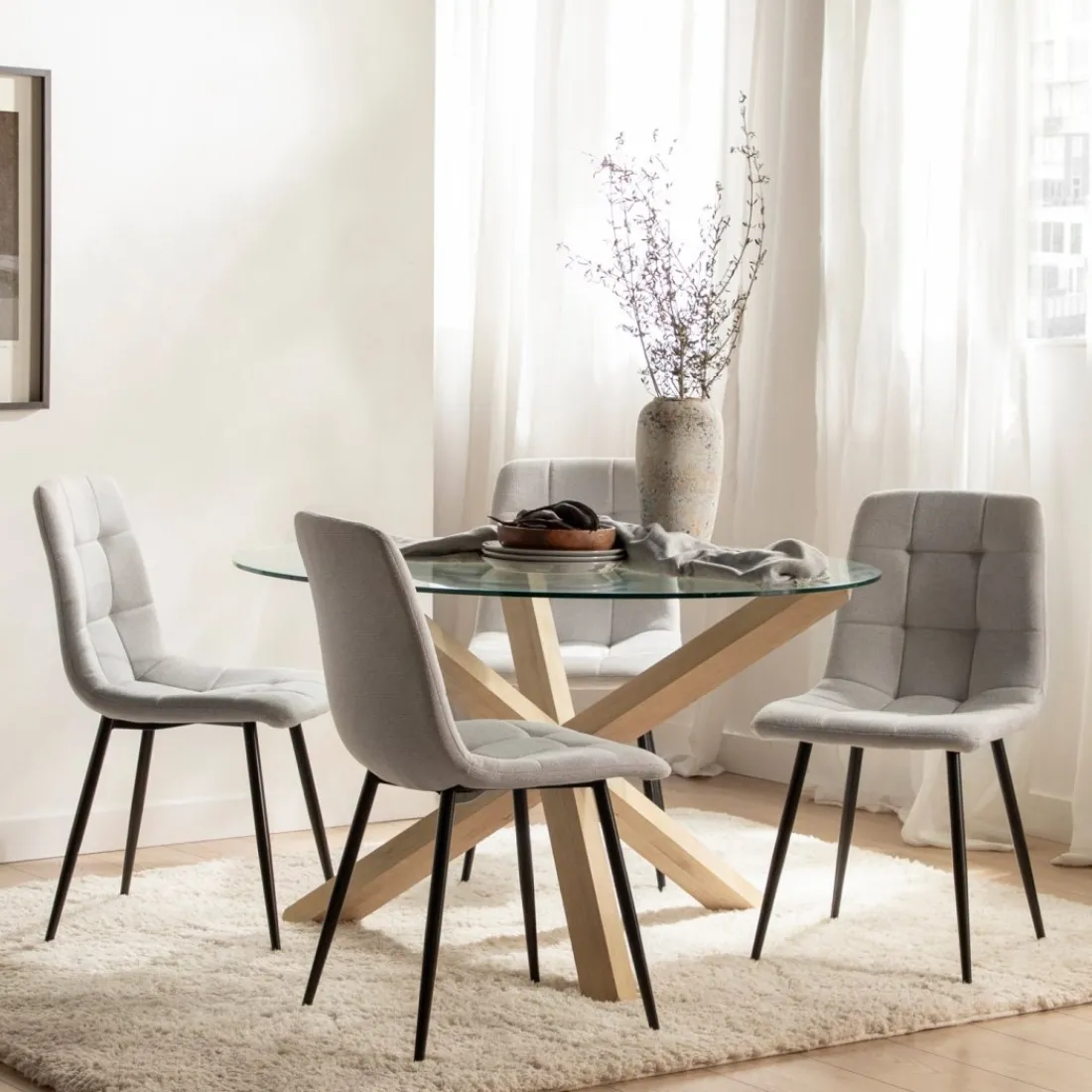 Klast Home Sillas De Escritorio|Sillas De Comedor Y Cocina>Ailan Gris