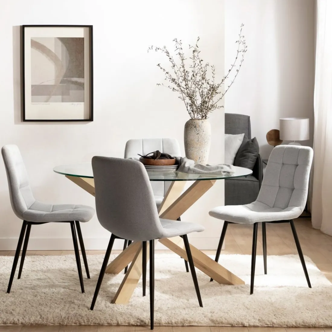 Klast Home Sillas De Escritorio|Sillas De Comedor Y Cocina>Ailan Gris