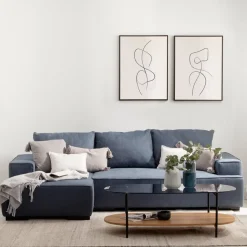 Klast Home Sofás Cama>Alan Azul