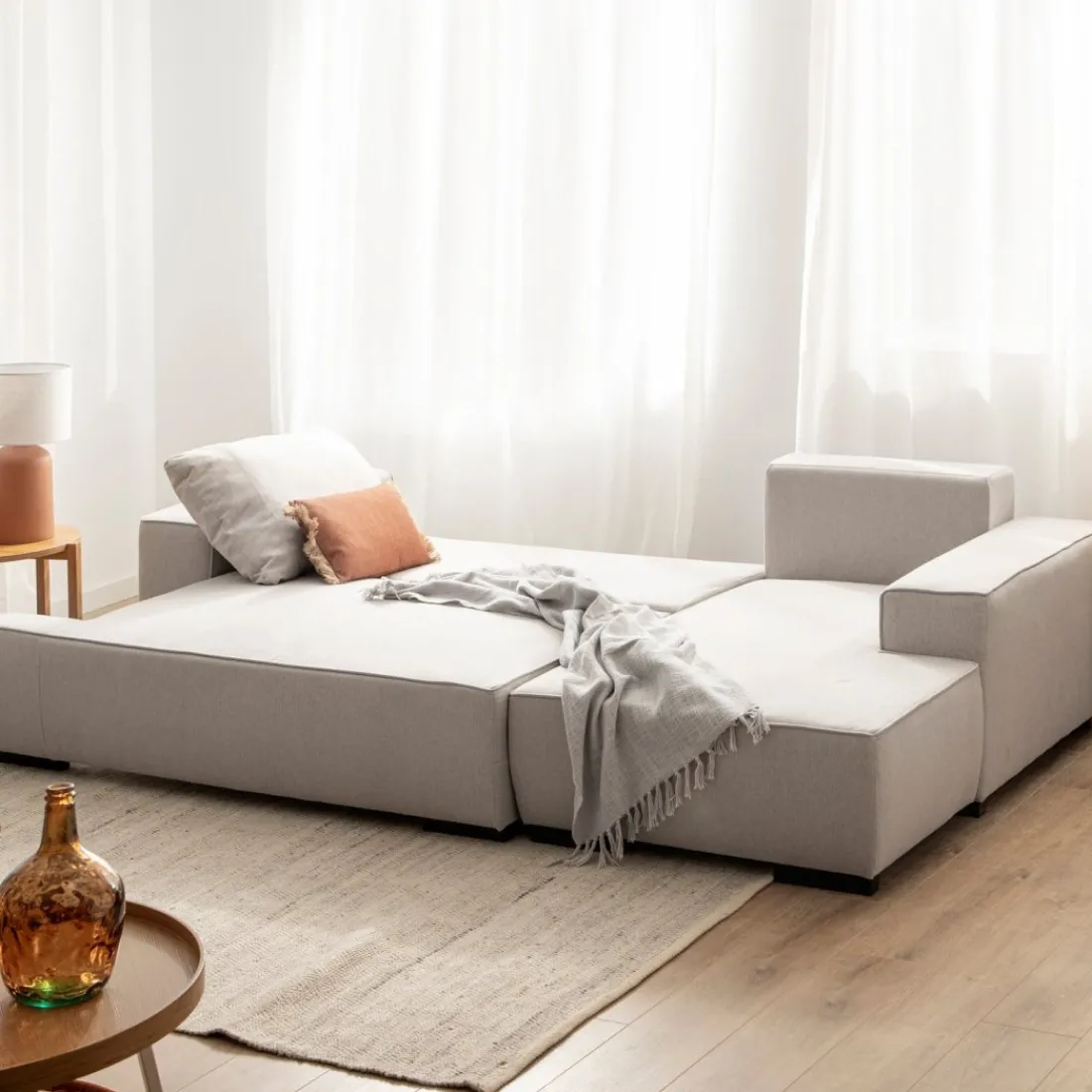 Klast Home Sofás Cama>Alan Gris