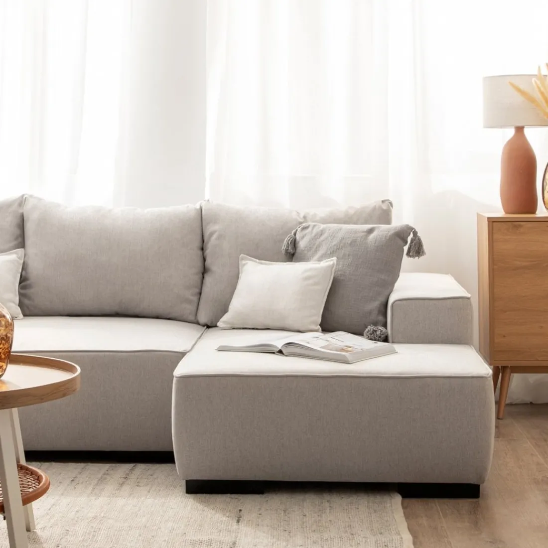 Klast Home Sofás Cama>Alan Gris