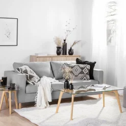 Klast Home Sofás 3 Plazas>Beth Gris