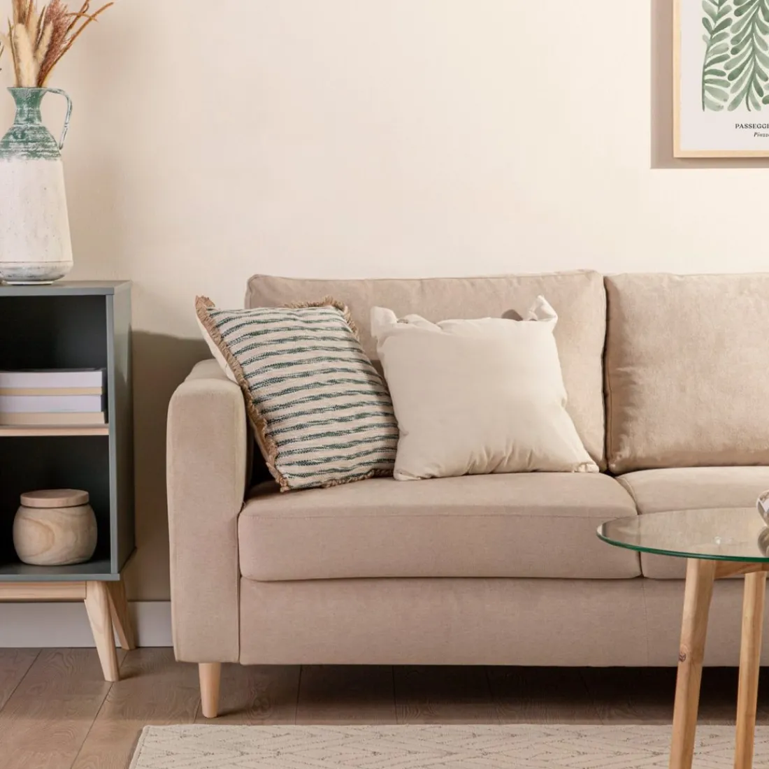 Klast Home Sofás Con Chaise Longue>Beth Beige