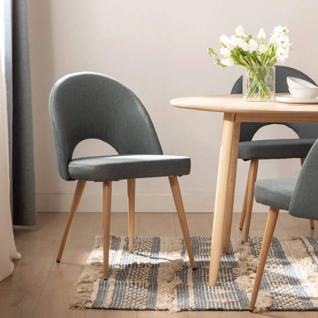 Klast Home Packs 4 Sillas Tapizadas|Sillas De Comedor Y Cocina>Blair Azul