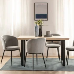 Klast Home Mesas De Comedor Y Cocina>Conor Negro/Natural