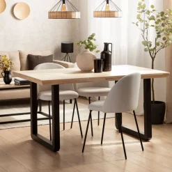 Klast Home Mesas De Comedor Y Cocina>Conor Negro/Natural