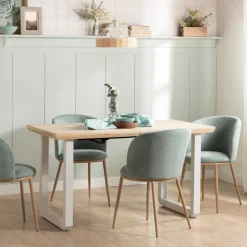 Klast Home Mesas De Comedor Y Cocina>Conor Natural/Blanco