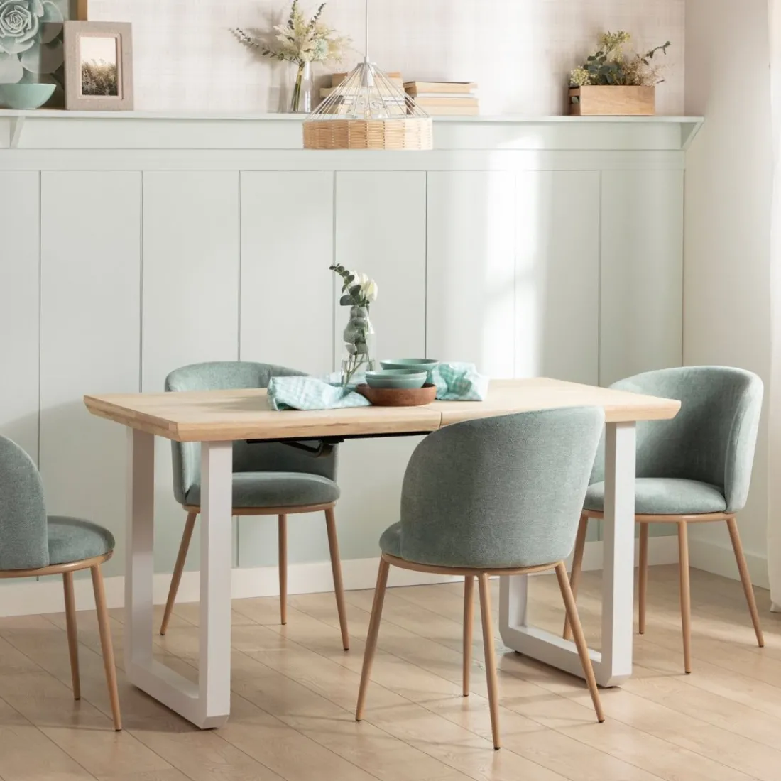 Klast Home Mesas De Comedor Y Cocina>Conor Natural/Blanco