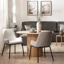 Klast Home Packs 2 Sillas Tapizadas|Sillas De Comedor Y Cocina>Dama Gris