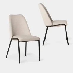 Klast Home Packs 2 Sillas Tapizadas|Sillas De Comedor Y Cocina>Deli Beige