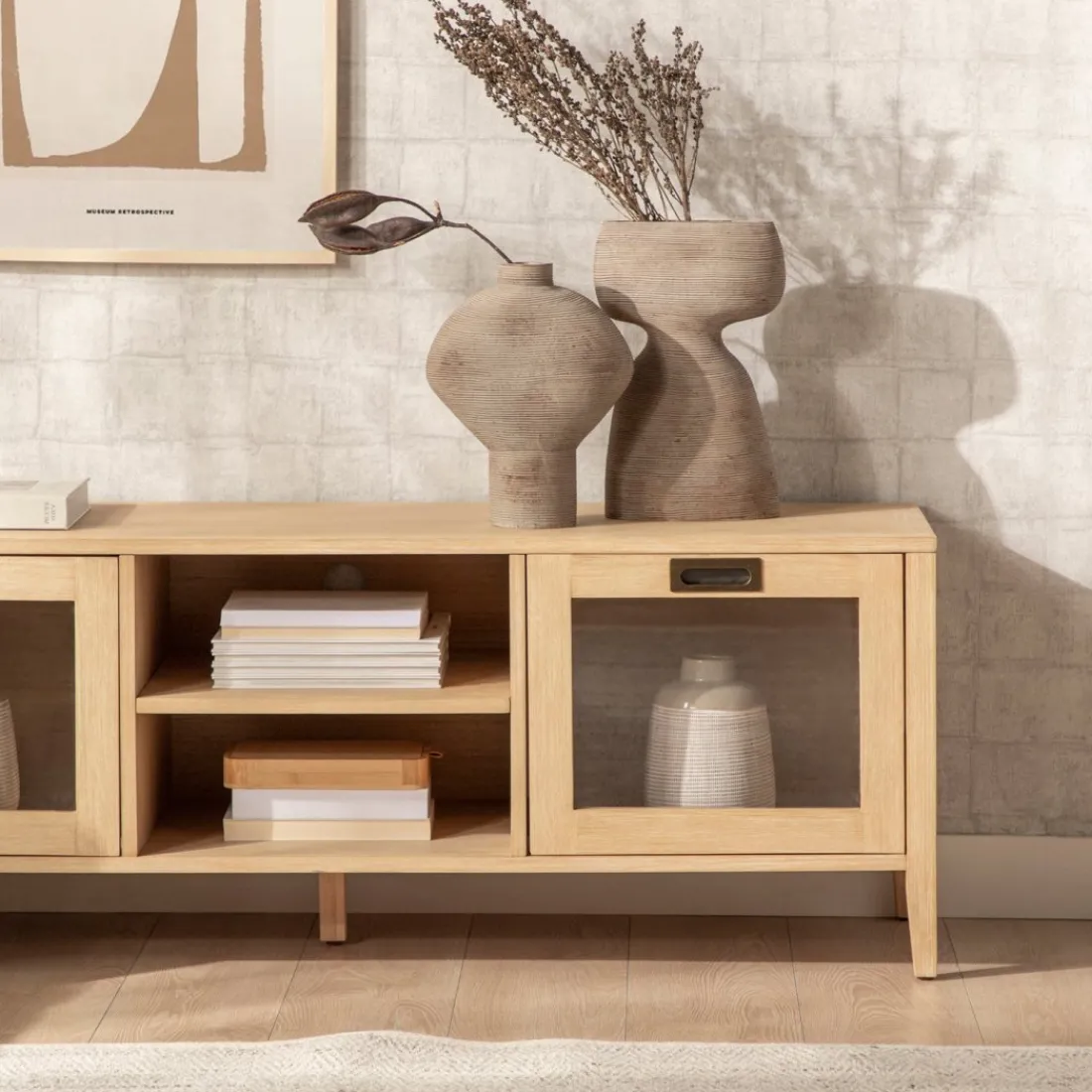 Klast Home Muebles Tv>Edan Natural