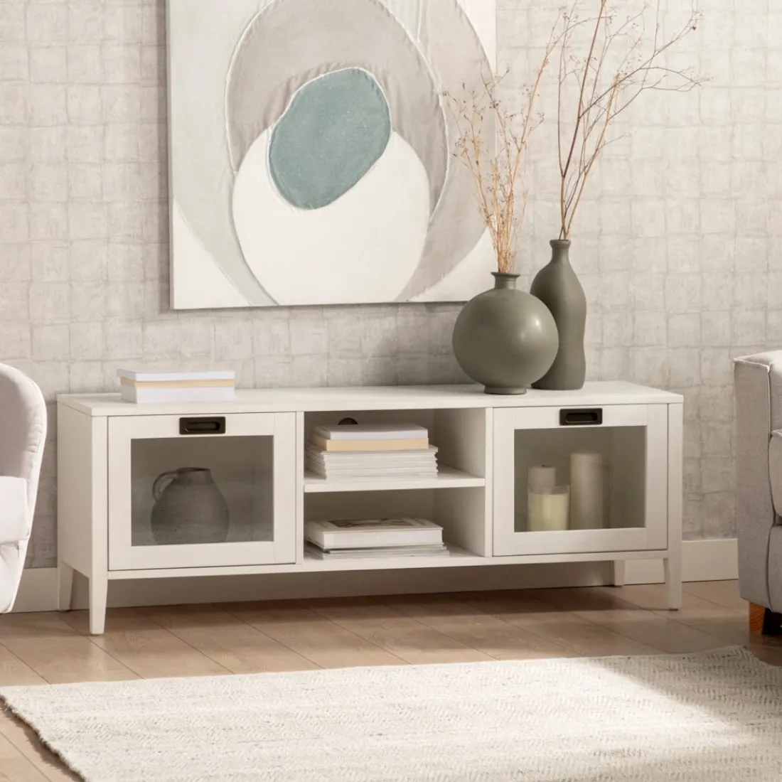 Klast Home Muebles Tv>Edan Blanco