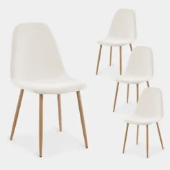 Klast Home Packs 4 Sillas Tapizadas|Sillas De Comedor Y Cocina>Elia Blanco