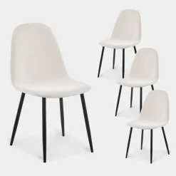 Klast Home Packs 4 Sillas Tapizadas|Sillas De Comedor Y Cocina>Elia Blanco