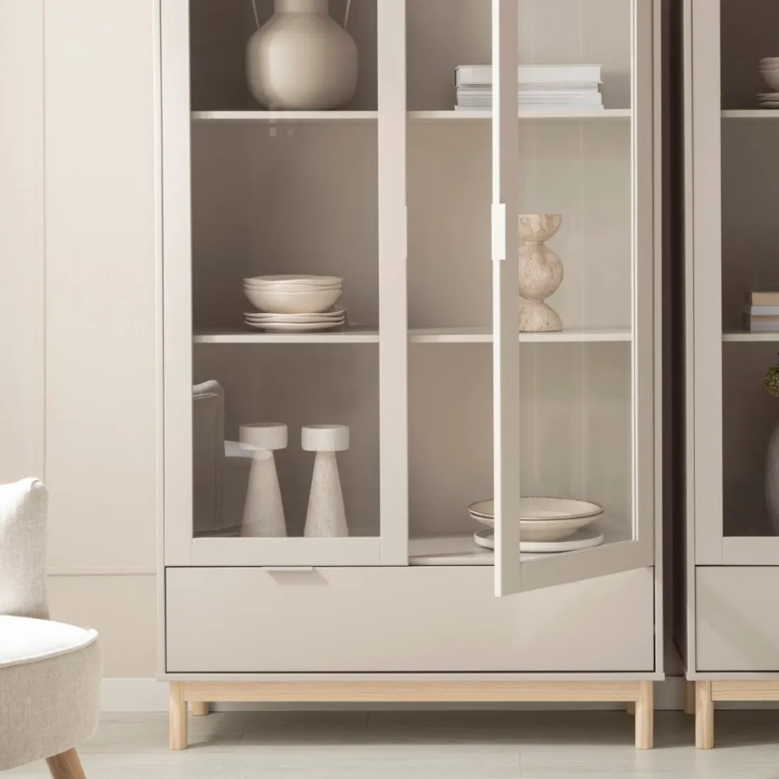 Klast Home Vitrinas>Elian Gris perla