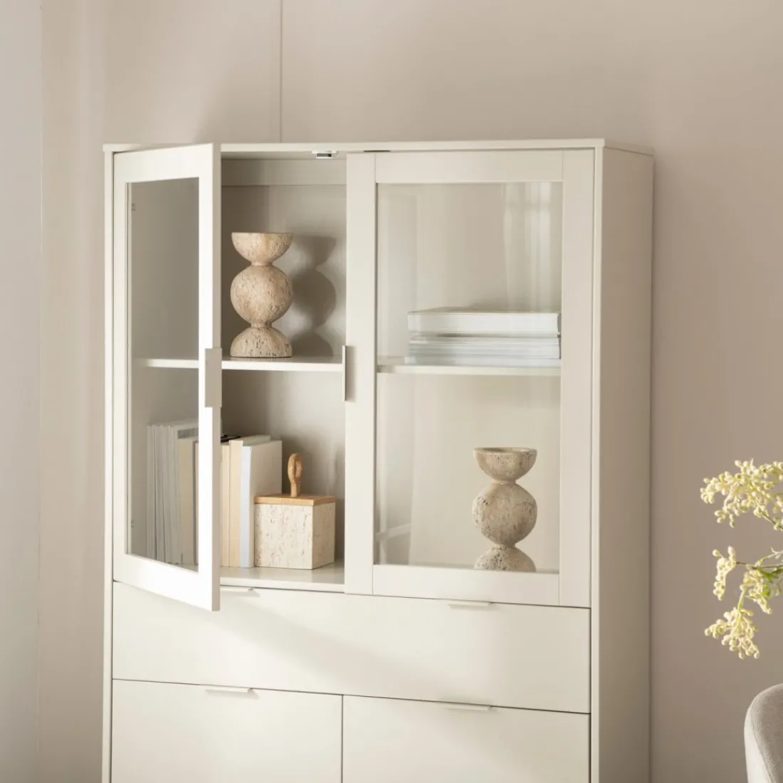 Klast Home Vitrinas>Elian Gris perla