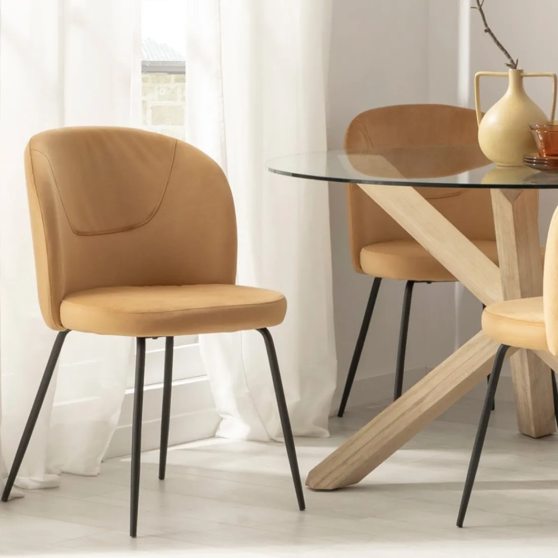 Klast Home Packs 4 Sillas Tapizadas|Sillas De Comedor Y Cocina>Elina Mostaza