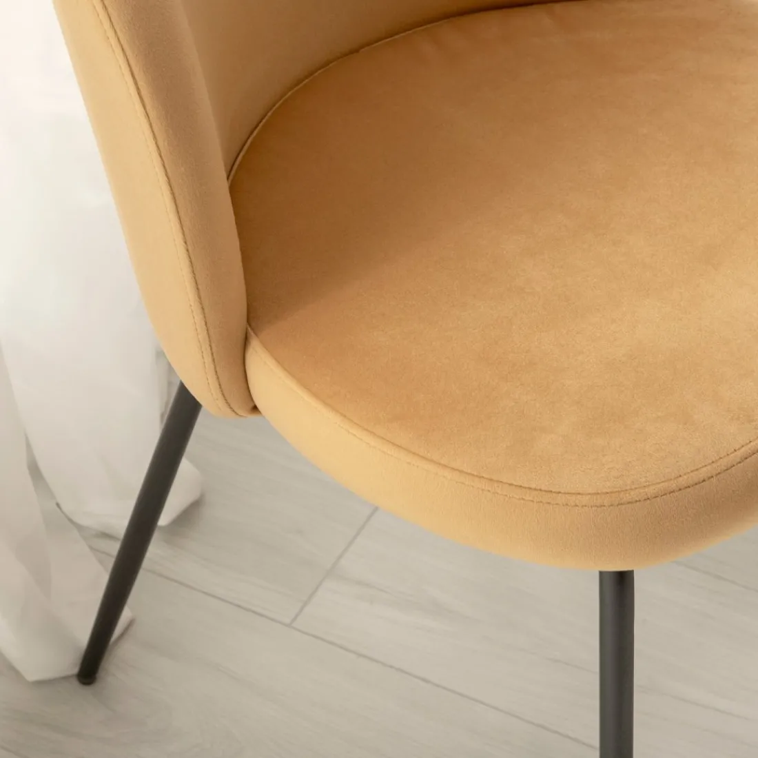 Klast Home Packs 4 Sillas Tapizadas|Sillas De Comedor Y Cocina>Elina Mostaza