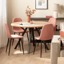 Klast Home Packs 4 Sillas Tapizadas|Sillas De Comedor Y Cocina>Ellis Terracota