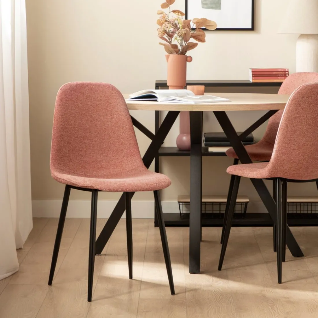 Klast Home Packs 4 Sillas Tapizadas|Sillas De Comedor Y Cocina>Ellis Terracota