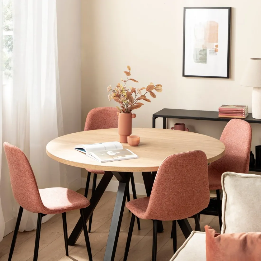 Klast Home Packs 4 Sillas Tapizadas|Sillas De Comedor Y Cocina>Ellis Terracota