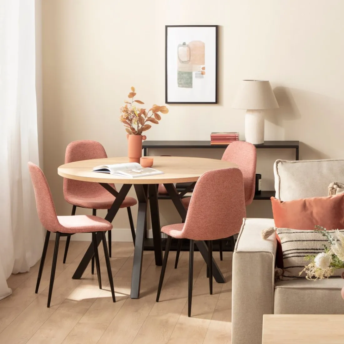 Klast Home Packs 4 Sillas Tapizadas|Sillas De Comedor Y Cocina>Ellis Terracota