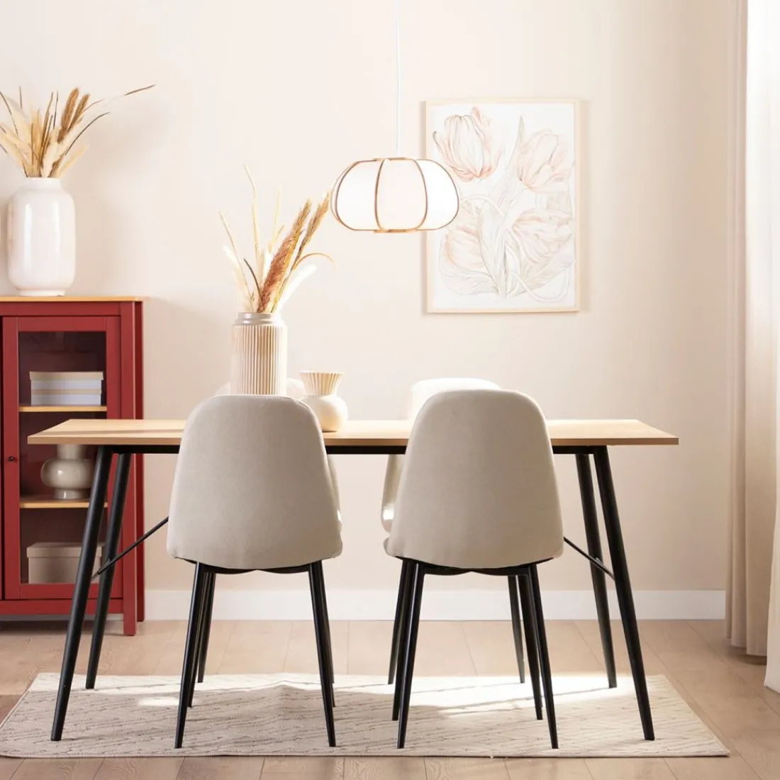 Klast Home Packs 4 Sillas Tapizadas|Sillas De Comedor Y Cocina>Ellis Beige