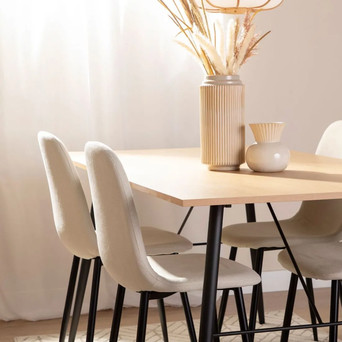 Klast Home Packs 4 Sillas Tapizadas|Sillas De Comedor Y Cocina>Ellis Beige