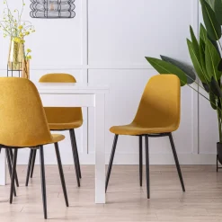 Klast Home Sillas De Escritorio|Sillas De Comedor Y Cocina>Ellis Mostaza