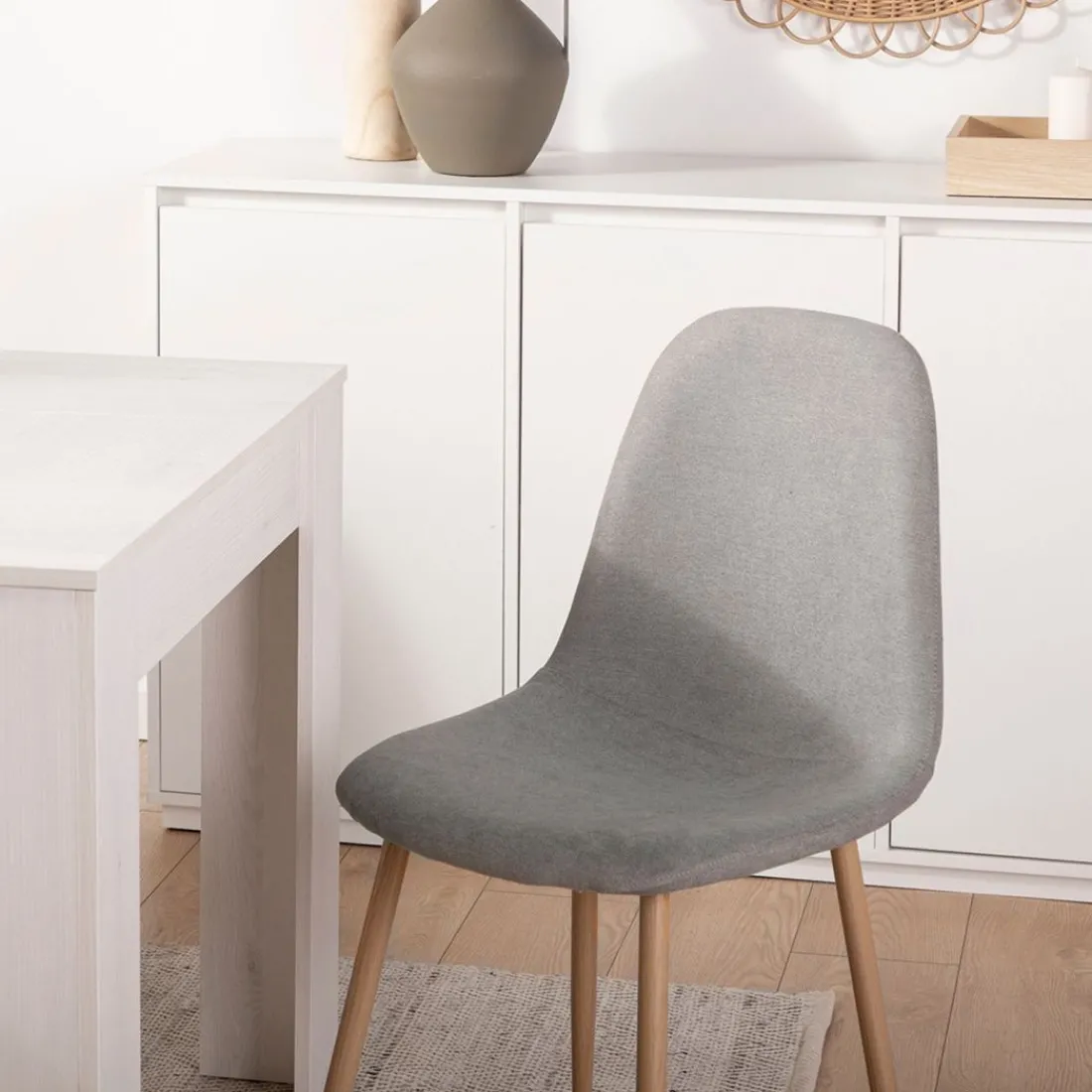 Klast Home Packs 4 Sillas Tapizadas|Sillas De Comedor Y Cocina>Ellis Gris