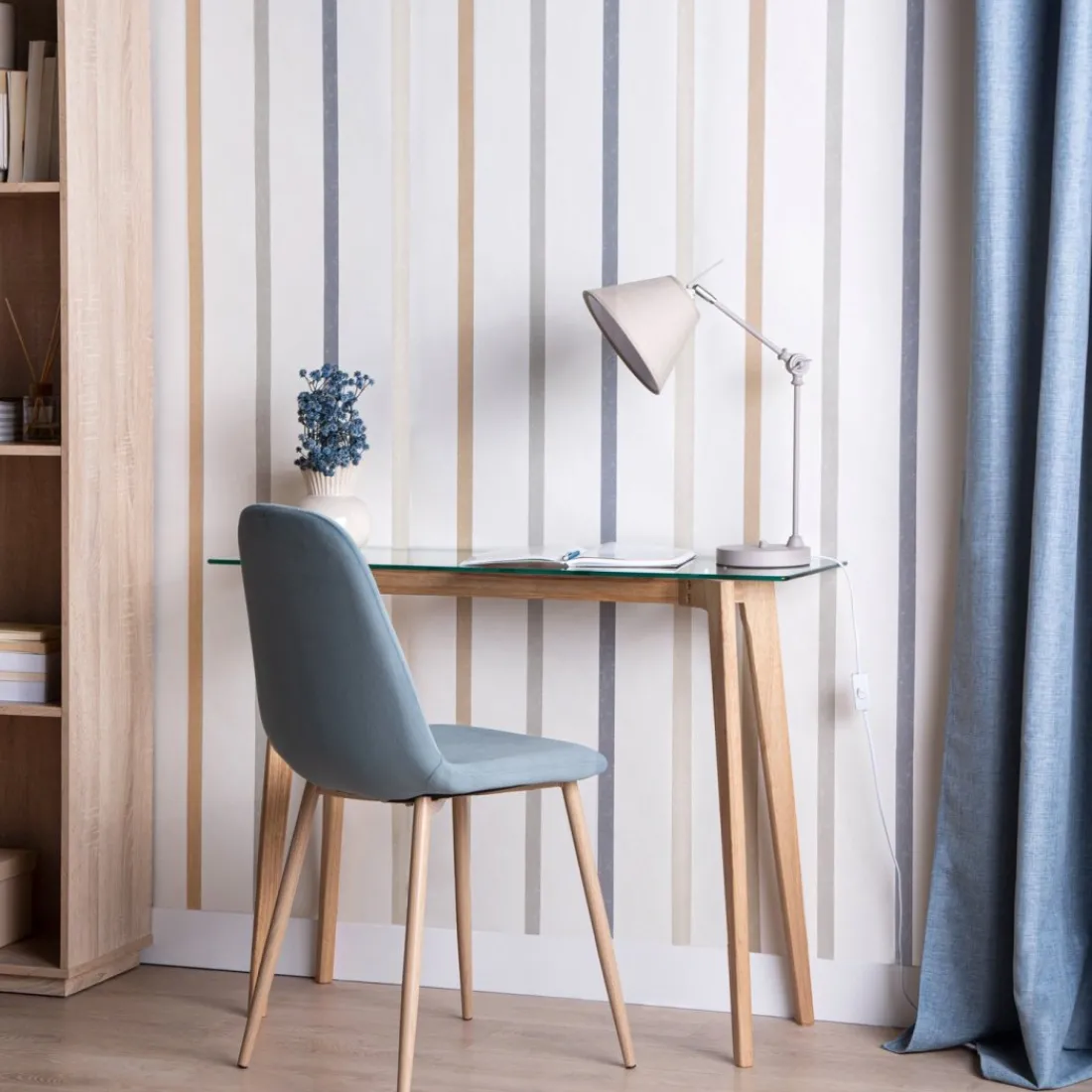 Klast Home Packs 4 Sillas Tapizadas|Sillas De Comedor Y Cocina>Ellis Azul teal