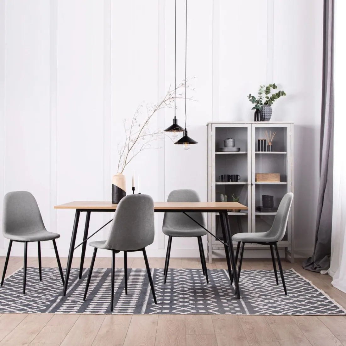 Klast Home Packs 4 Sillas Tapizadas|Sillas De Comedor Y Cocina>Ellis Gris