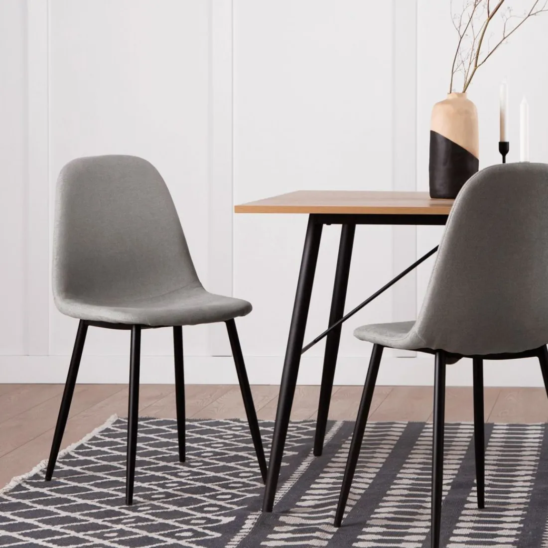 Klast Home Packs 4 Sillas Tapizadas|Sillas De Comedor Y Cocina>Ellis Gris