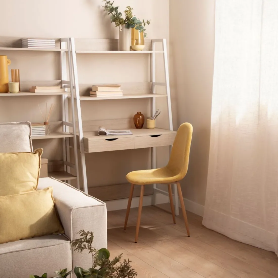 Klast Home Packs 4 Sillas Tapizadas|Sillas De Comedor Y Cocina>Ellis Mostaza