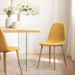 Klast Home Packs 4 Sillas Tapizadas|Sillas De Comedor Y Cocina><noscript><img width=