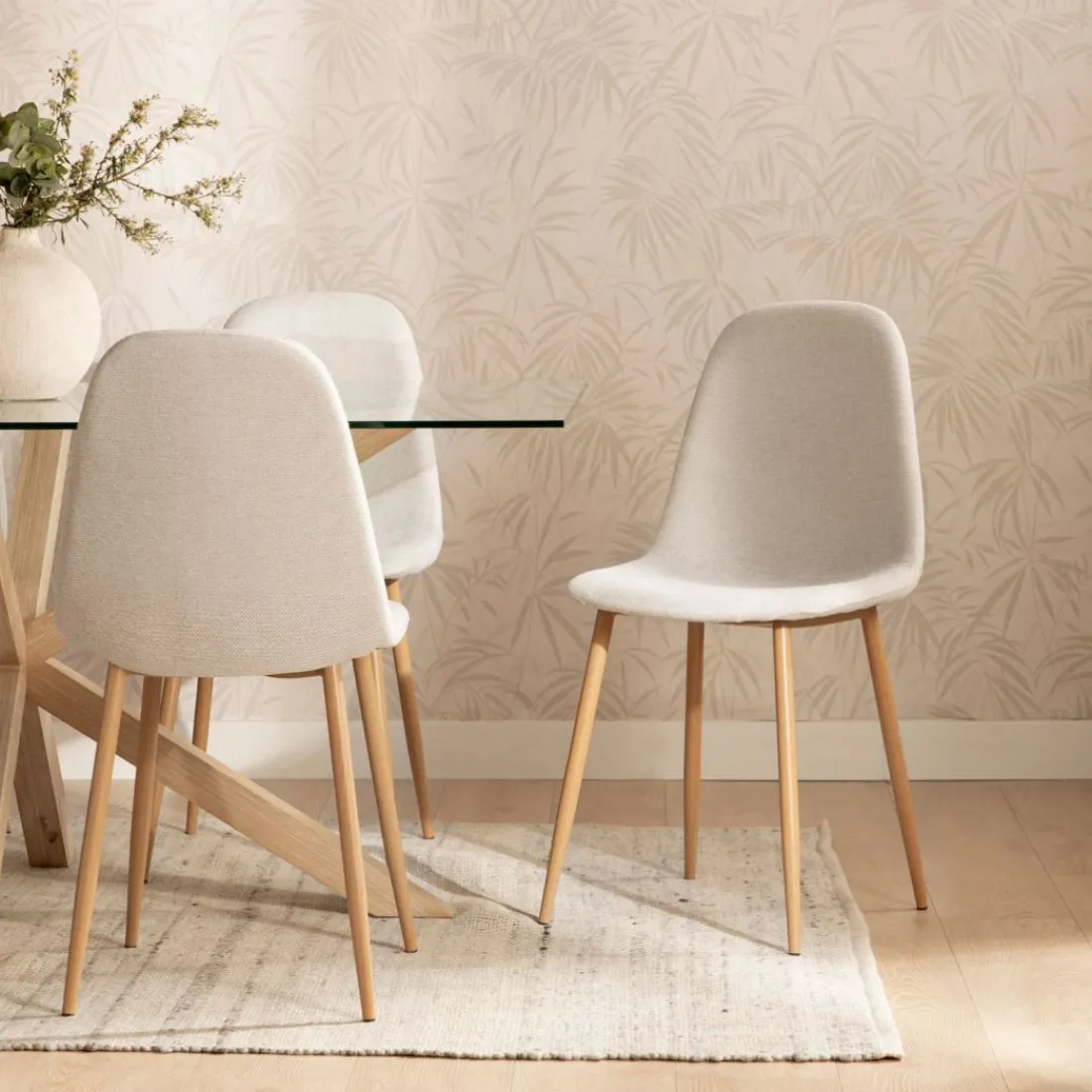 Klast Home Packs 4 Sillas Tapizadas|Sillas De Comedor Y Cocina>Ellis Beige