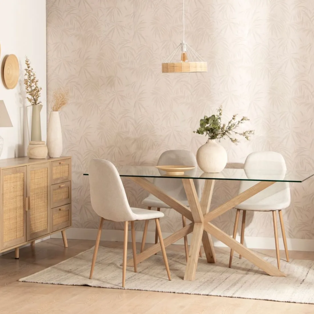 Klast Home Packs 4 Sillas Tapizadas|Sillas De Comedor Y Cocina>Ellis Beige