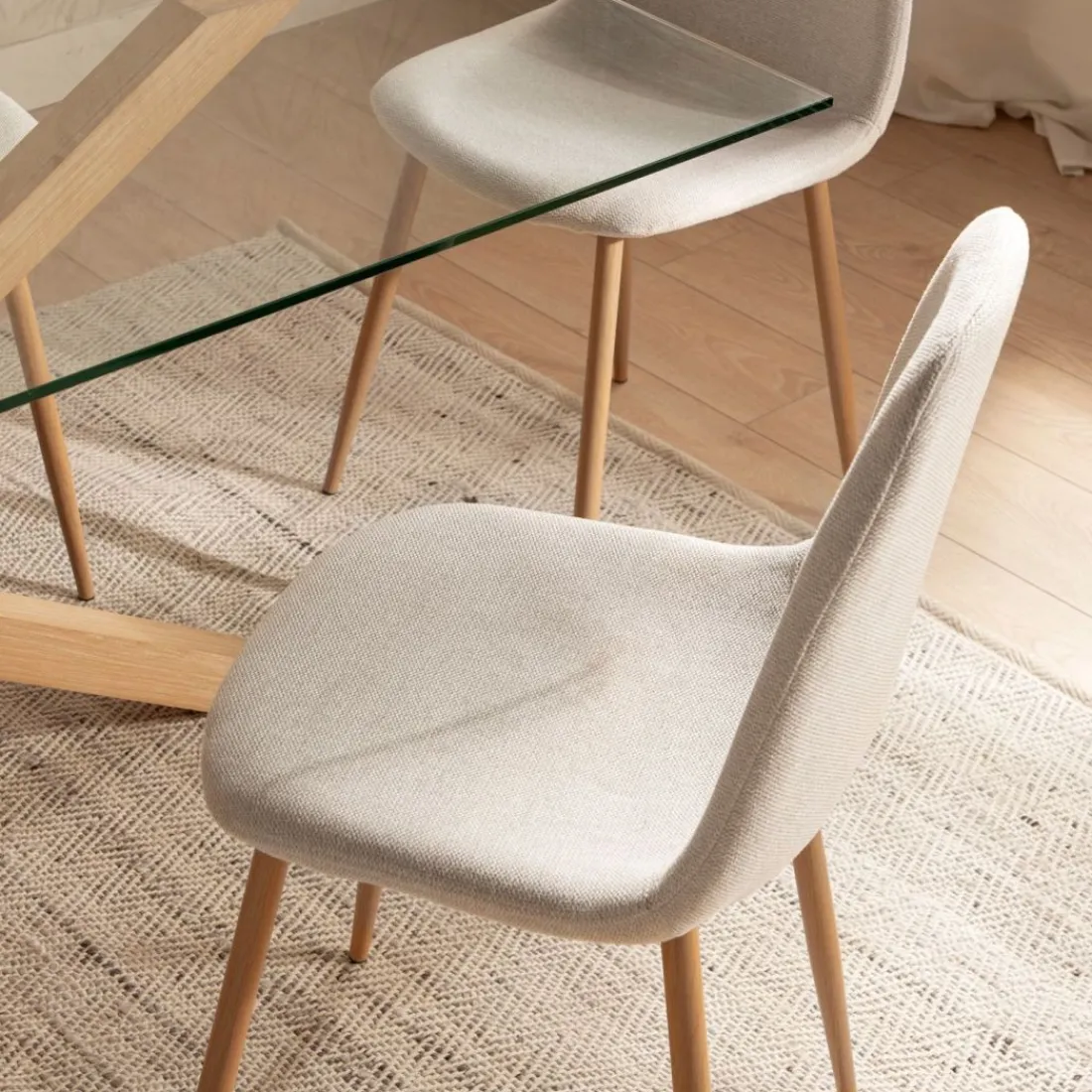 Klast Home Packs 4 Sillas Tapizadas|Sillas De Comedor Y Cocina>Ellis Beige