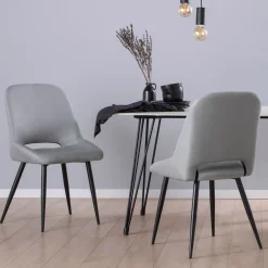Klast Home Packs 2 Sillas Tapizadas|Sillas De Comedor Y Cocina>Emily Gris