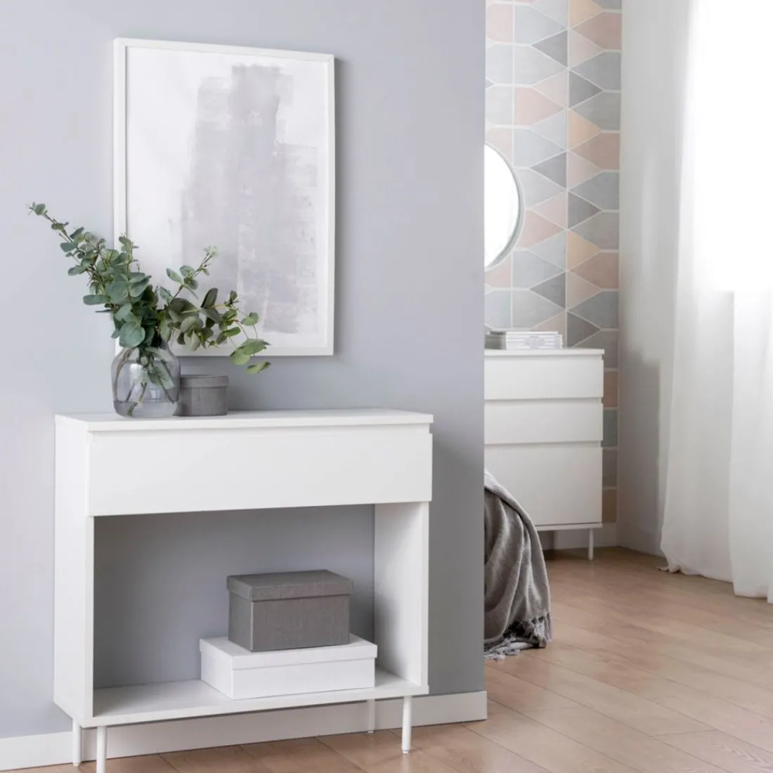 Klast Home Muebles Recibidores Y Consolas>Esben Blanco