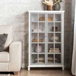 Klast Home Vitrinas>Folk Blanco/Gris