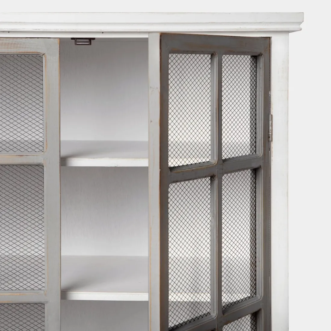 Klast Home Vitrinas>Folk Blanco/Gris