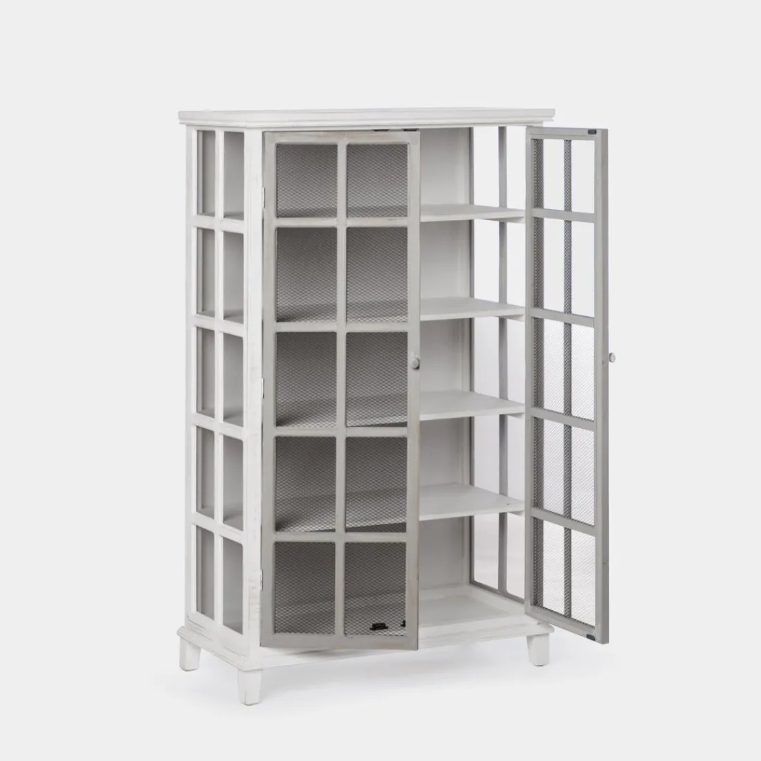 Klast Home Vitrinas>Folk Blanco/Gris