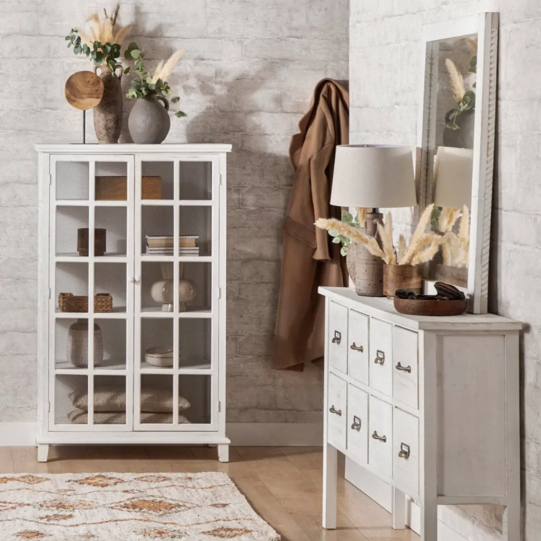 Klast Home Vitrinas>Folk Blanco