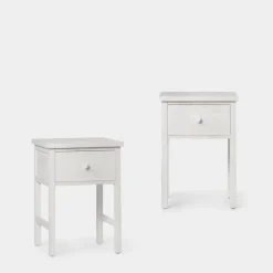 Klast Home Packs De 2 Mesitas De Noche|Mesitas De Noche>Folk Blanco