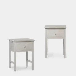 Klast Home Packs De 2 Mesitas De Noche|Mesitas De Noche>Folk Gris