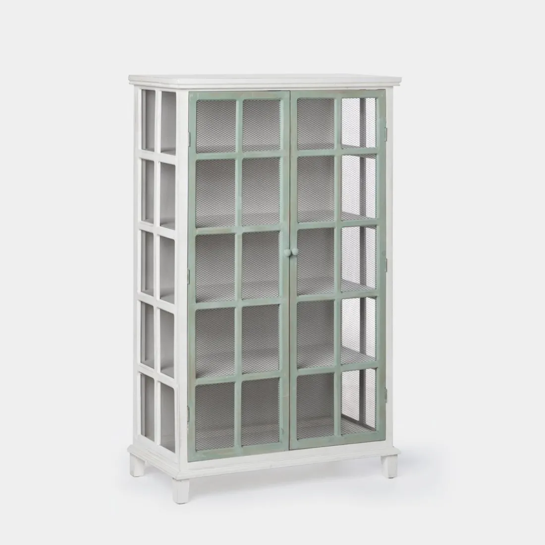 Klast Home Vitrinas>Folk Verde/Blanco