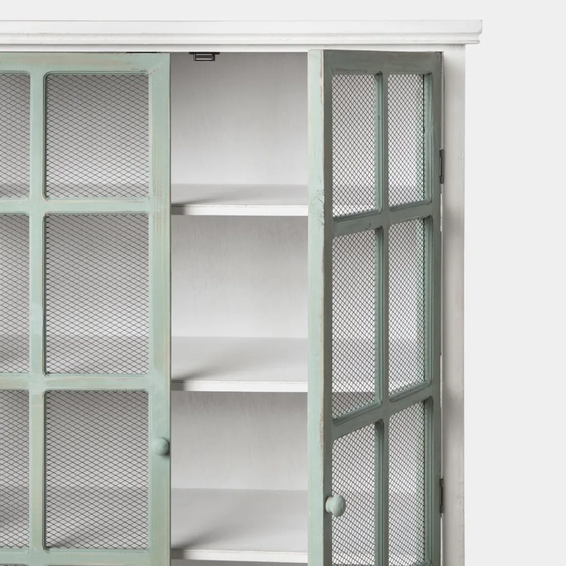 Klast Home Vitrinas>Folk Verde/Blanco