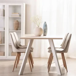 Klast Home Packs 4 Sillas Tapizadas|Sillas De Comedor Y Cocina><noscript><img width=